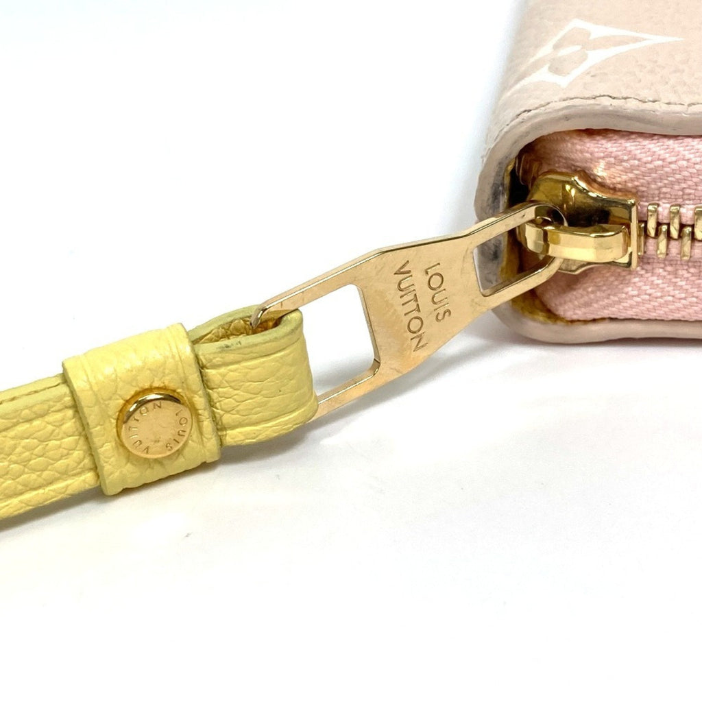 Louis Vuitton Monogram Empreinte Beige Pink Monogram Empreinte Long Wallet