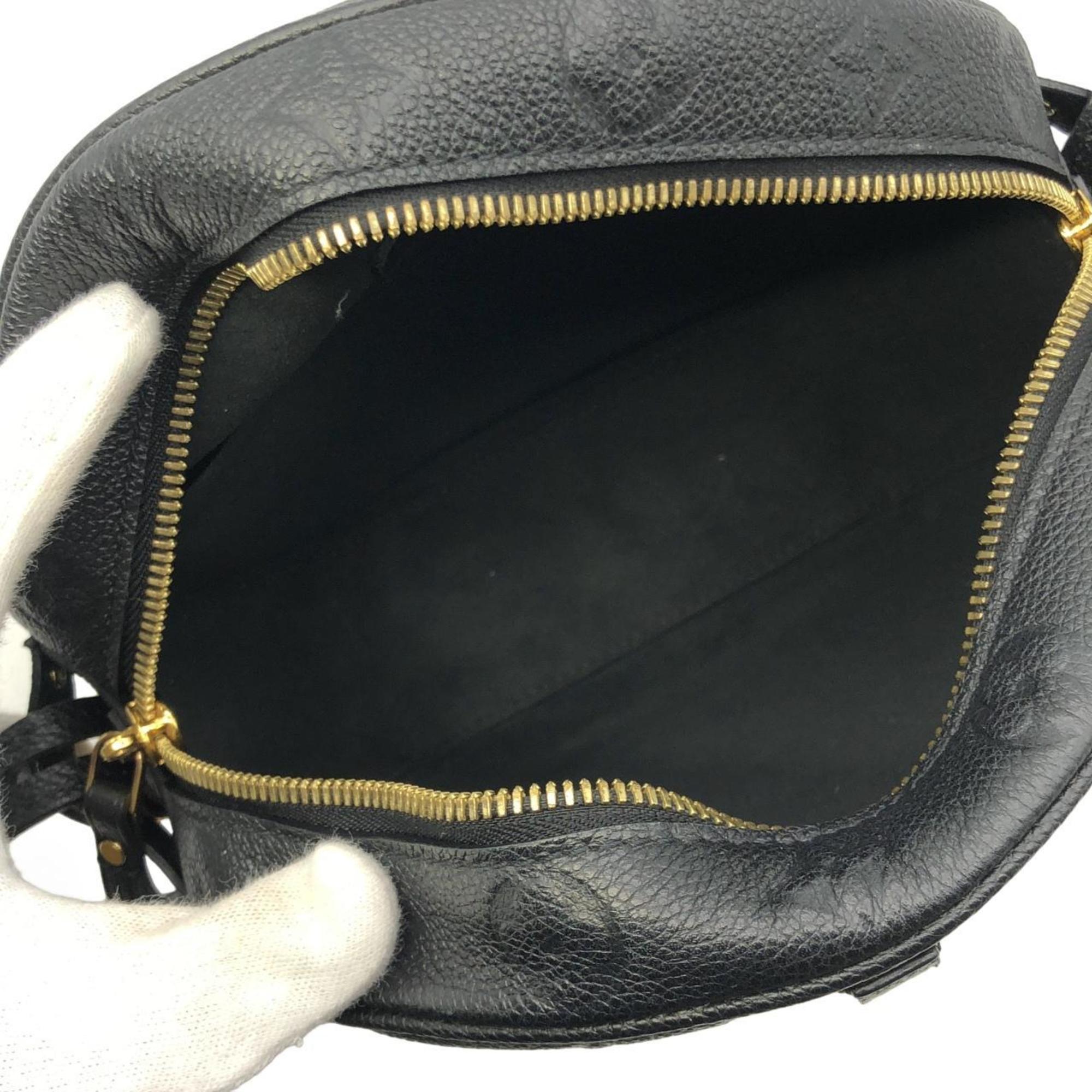 Louis Vuitton Black Leather Shoulder Bag