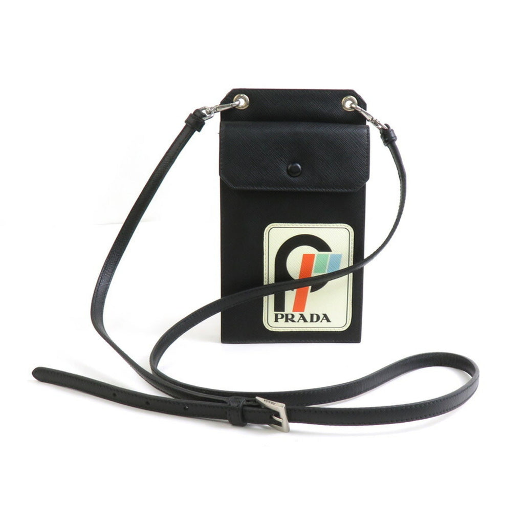 Prada Black Leather Shoulder Bag