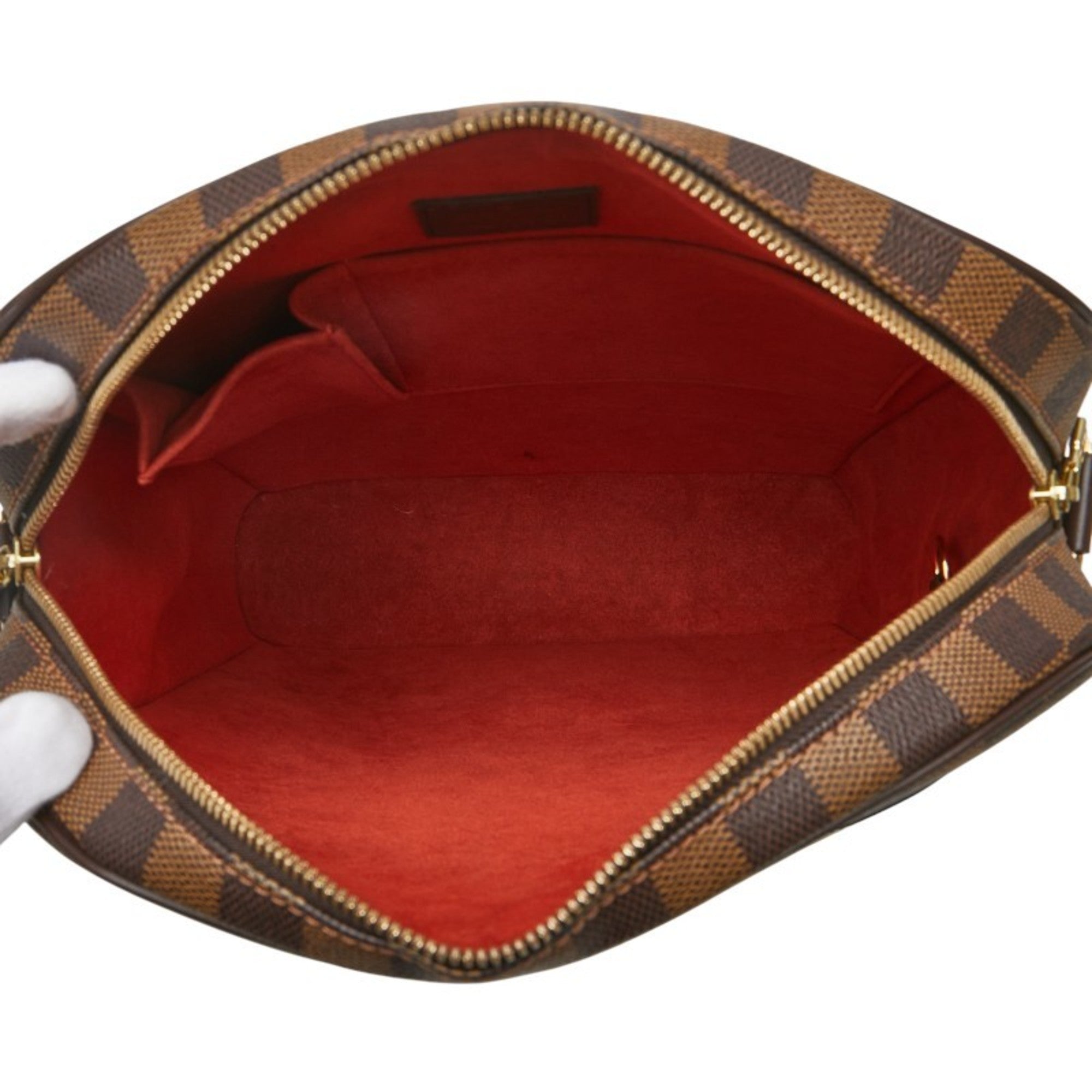 Louis Vuitton Damier Brown Pvc Leather Shoulder Bag