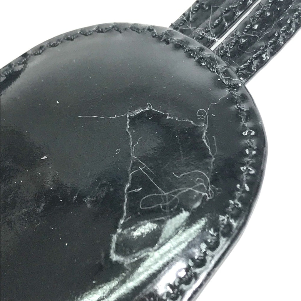 Chanel Black Patent Leather Boston Bag
