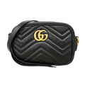 Gucci Black Leather Shoulder Bag (Pre-Owned)