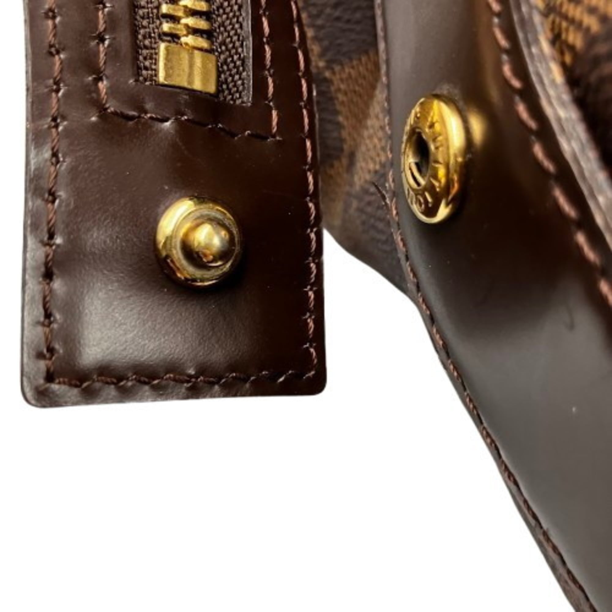 Louis Vuitton Brown Damier Canvas Pvc Tote Bag