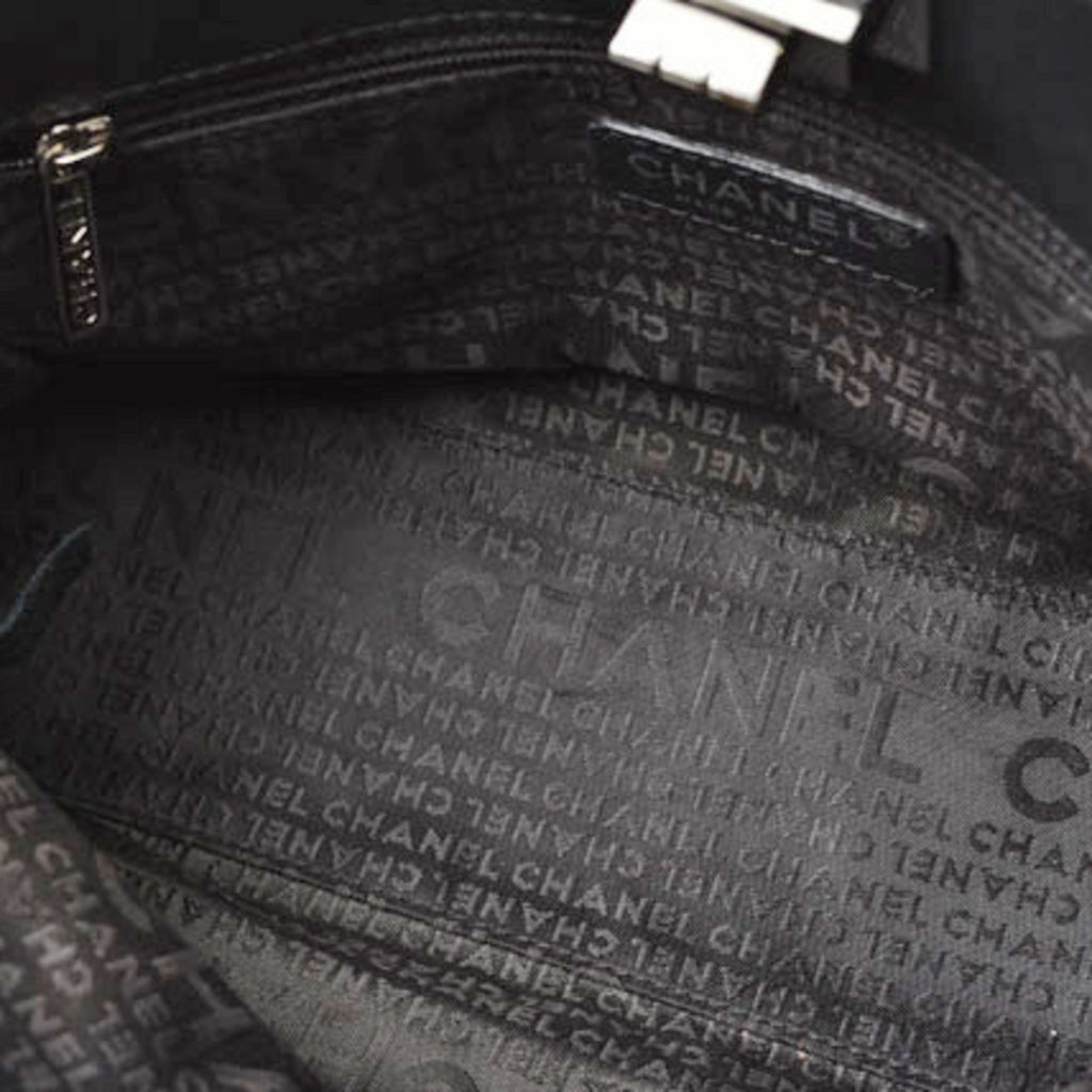 Chanel Black Patent Leather Tote Bag
