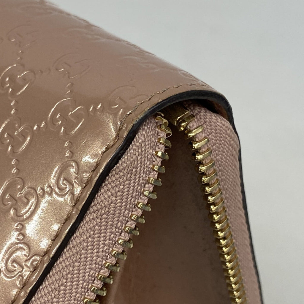 Gucci Pink Long Wallet (Bi-Fold) (Pre-Owned)