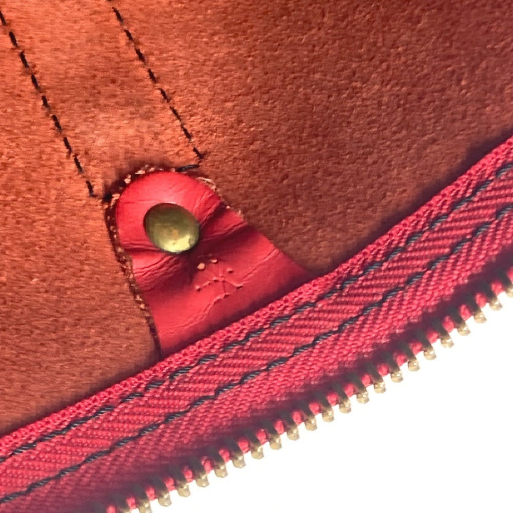 Louis Vuitton Epi Castilian Red Red Color Epi Leather Boston Bag Handbag