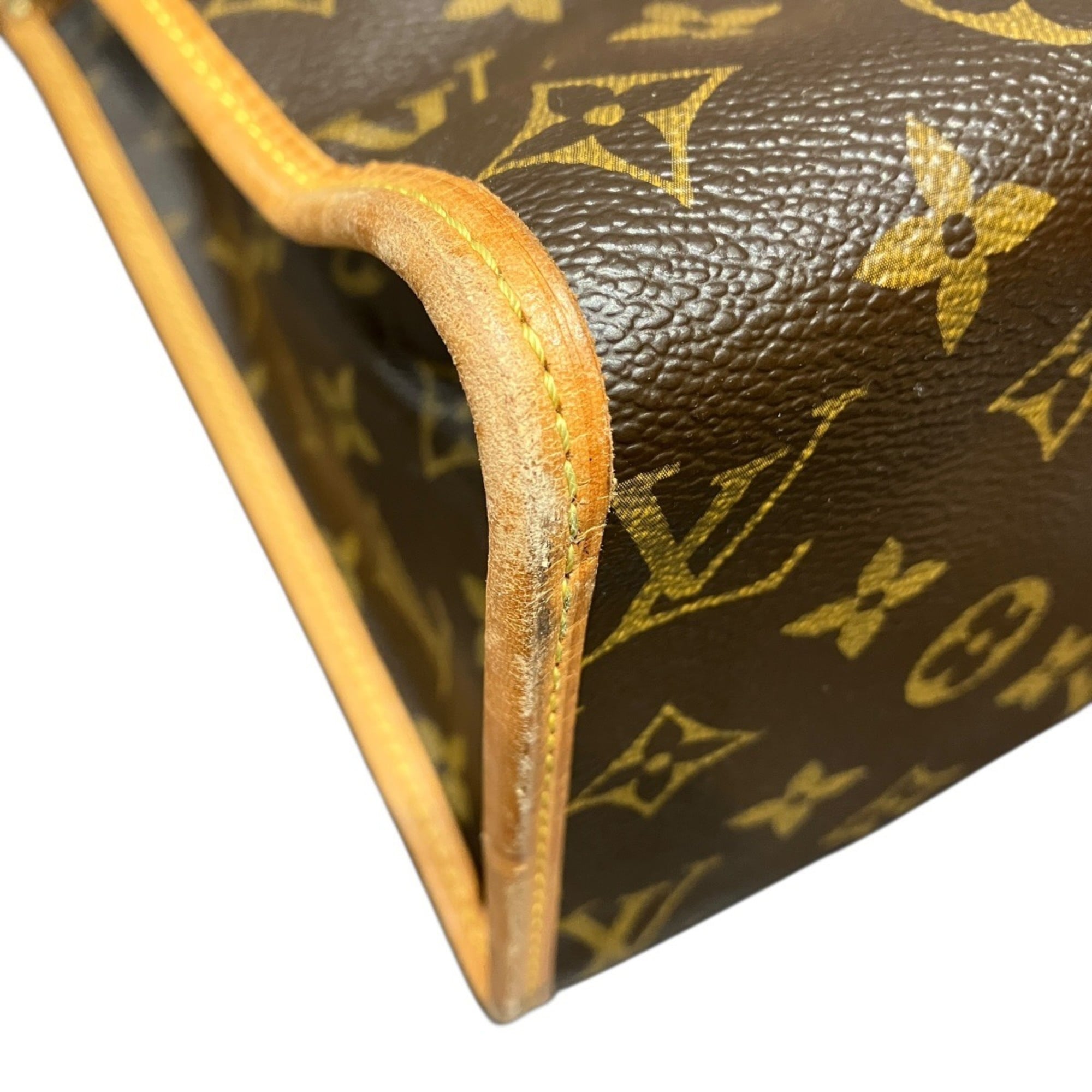 Louis Vuitton Brown Pvc Tote Bag