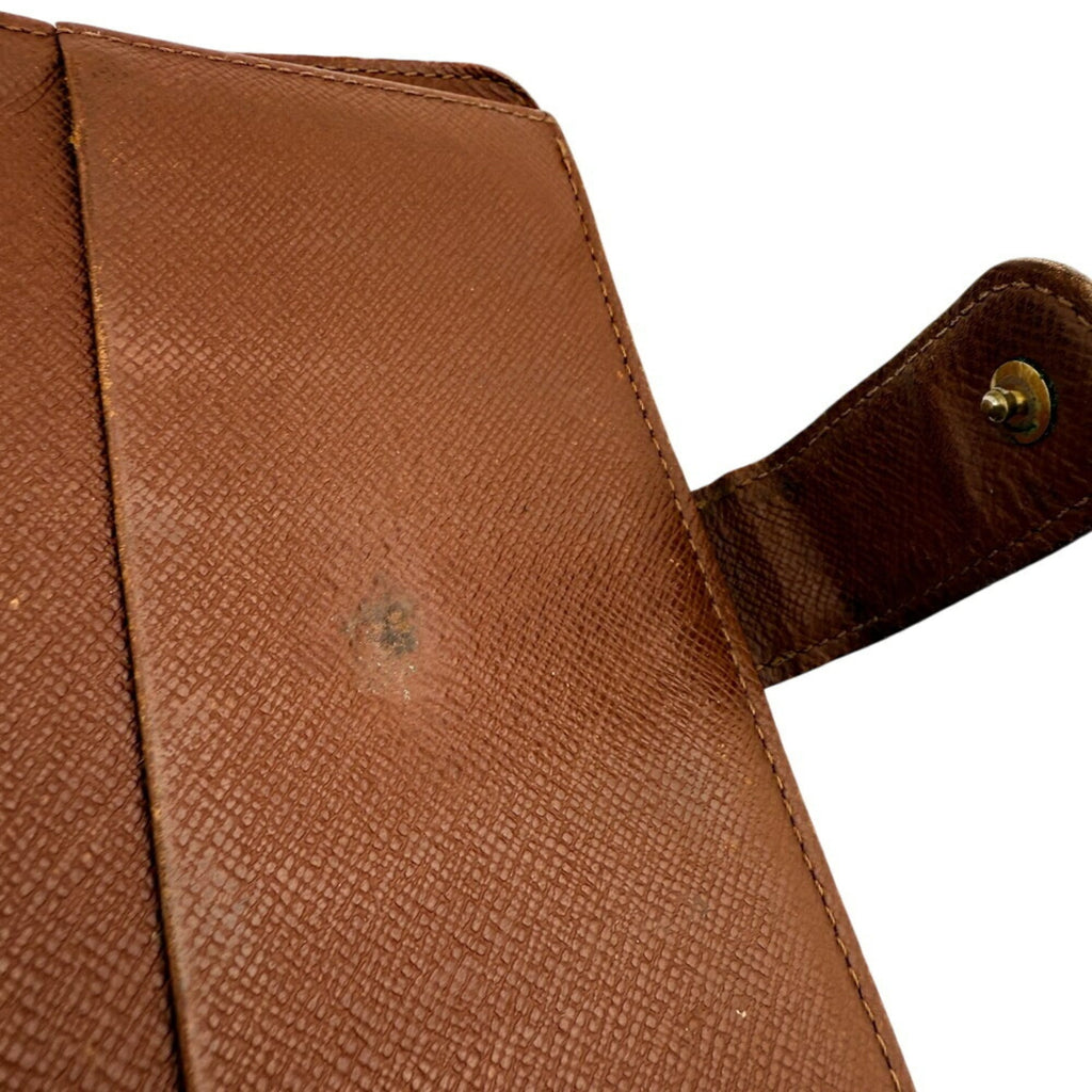 Louis Vuitton Brown Monogram Leather Wallet