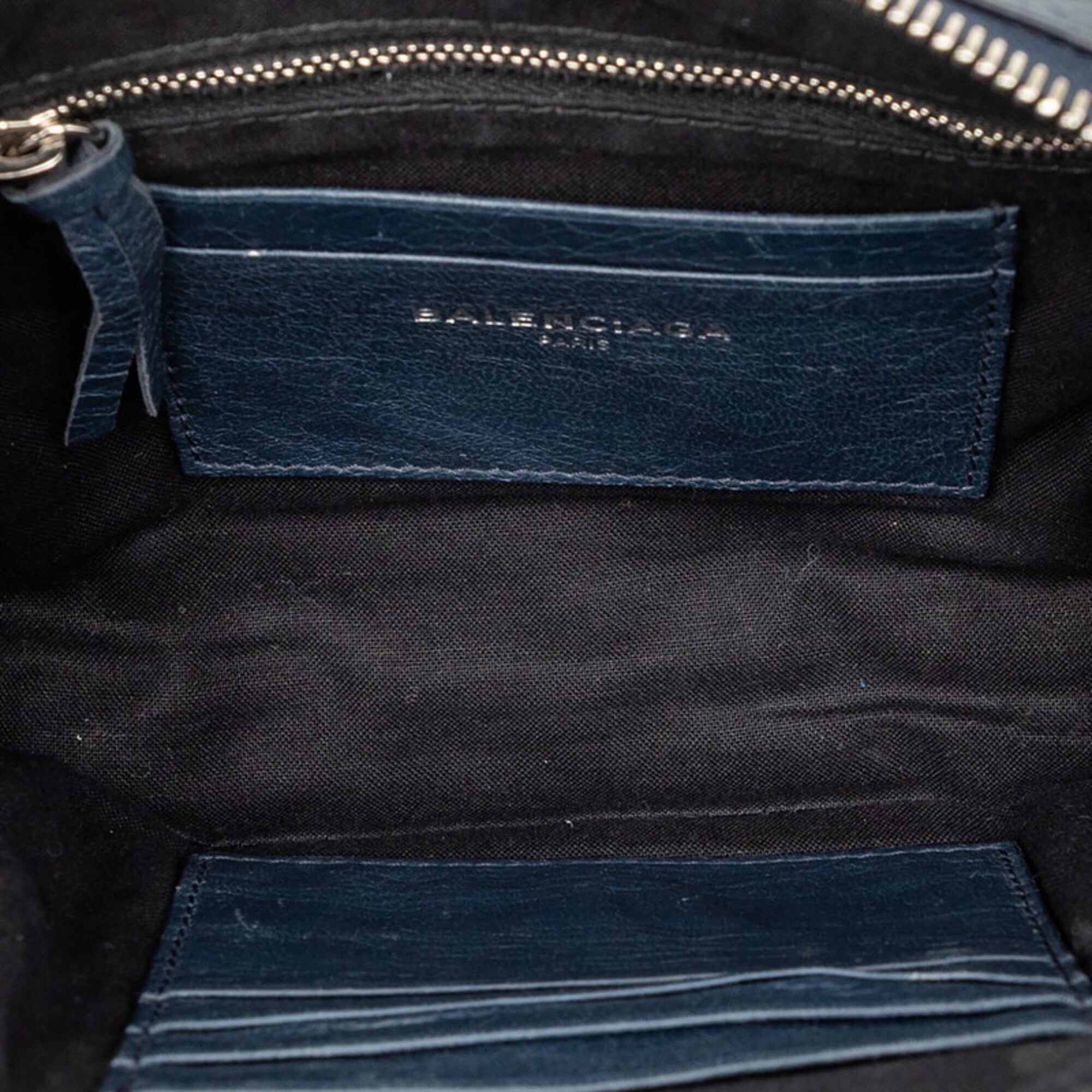 Balenciaga Blue Leather Shoulder