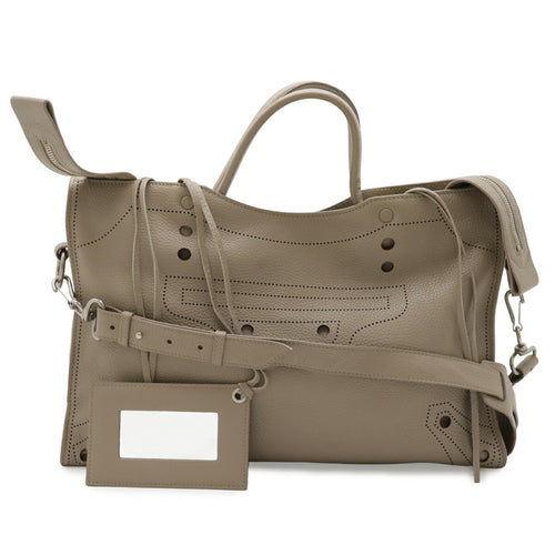 Balenciaga Grayish Leather Handbag Shoulder