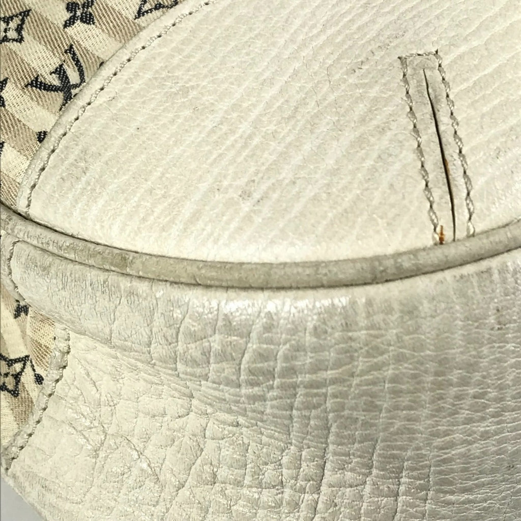 Louis Vuitton Monogram Mini Lin Beige White Monogram Mini Lin Handbag Tote Bag