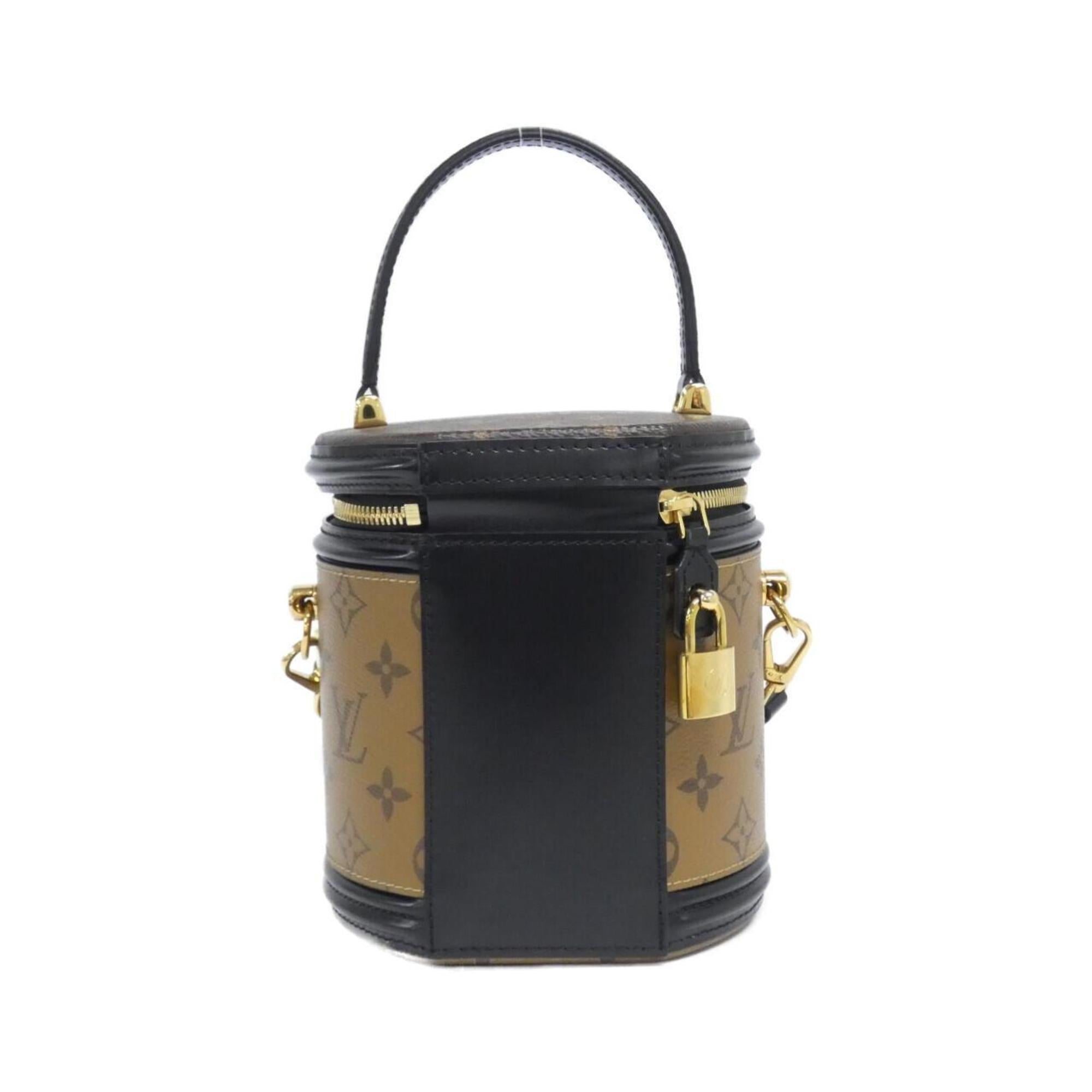 Louis Vuitton Brown Coated Canvas Handbag