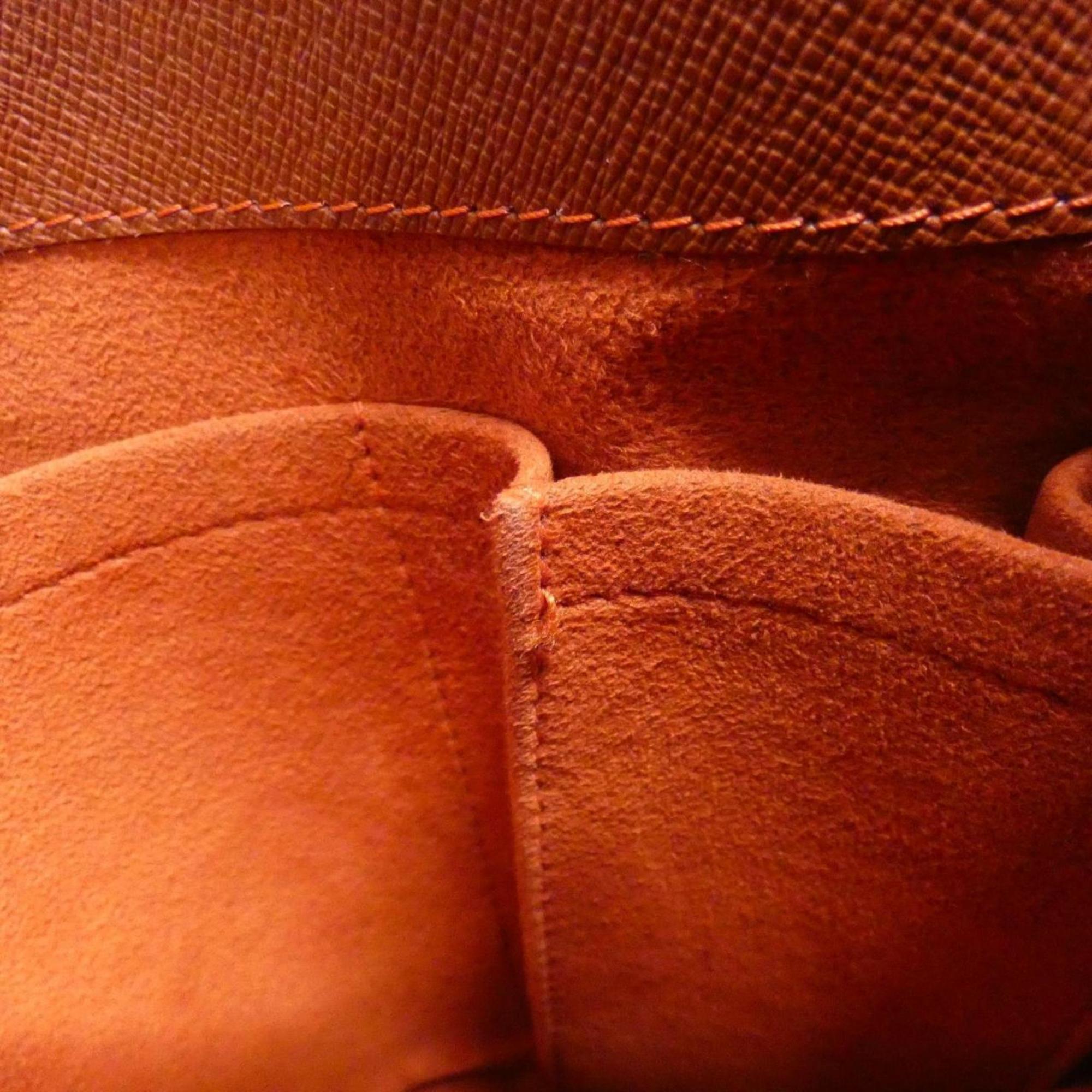 Louis Vuitton Brown Coated Canvas Shoulder Bag