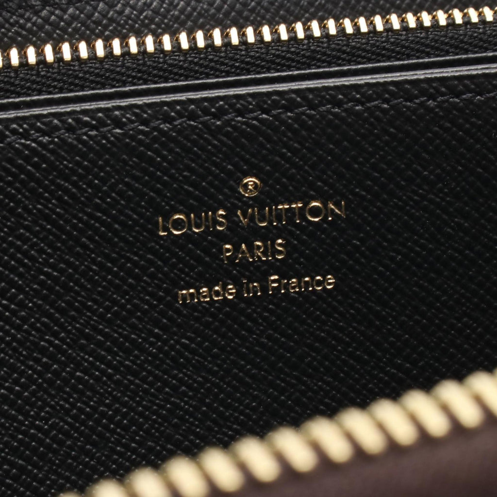 Louis Vuitton Brown Leather Pvc Long Wallet