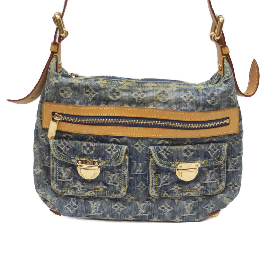 Louis Vuitton Blue Monogram Denim Shoulder Bag