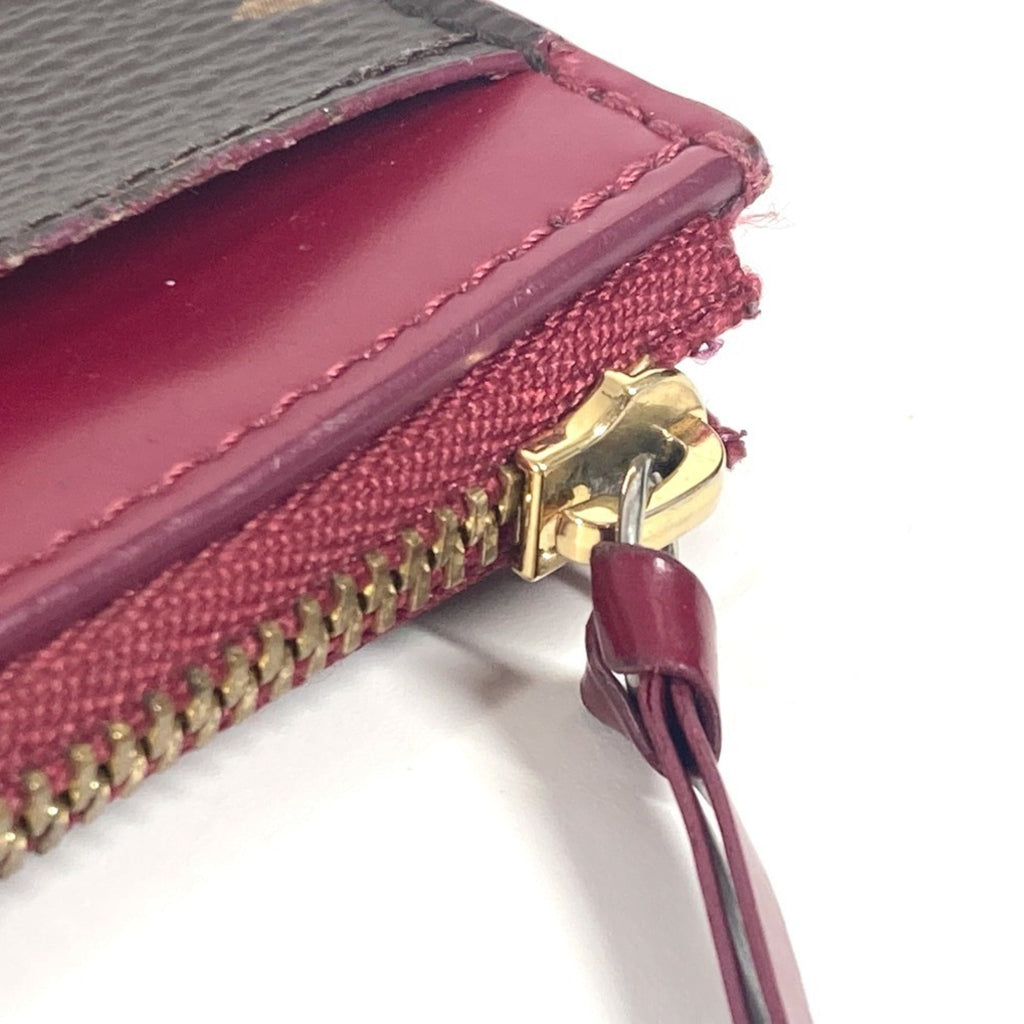 Louis Vuitton Monogram Brown Purple Monogram Coin Purse/Coin Case