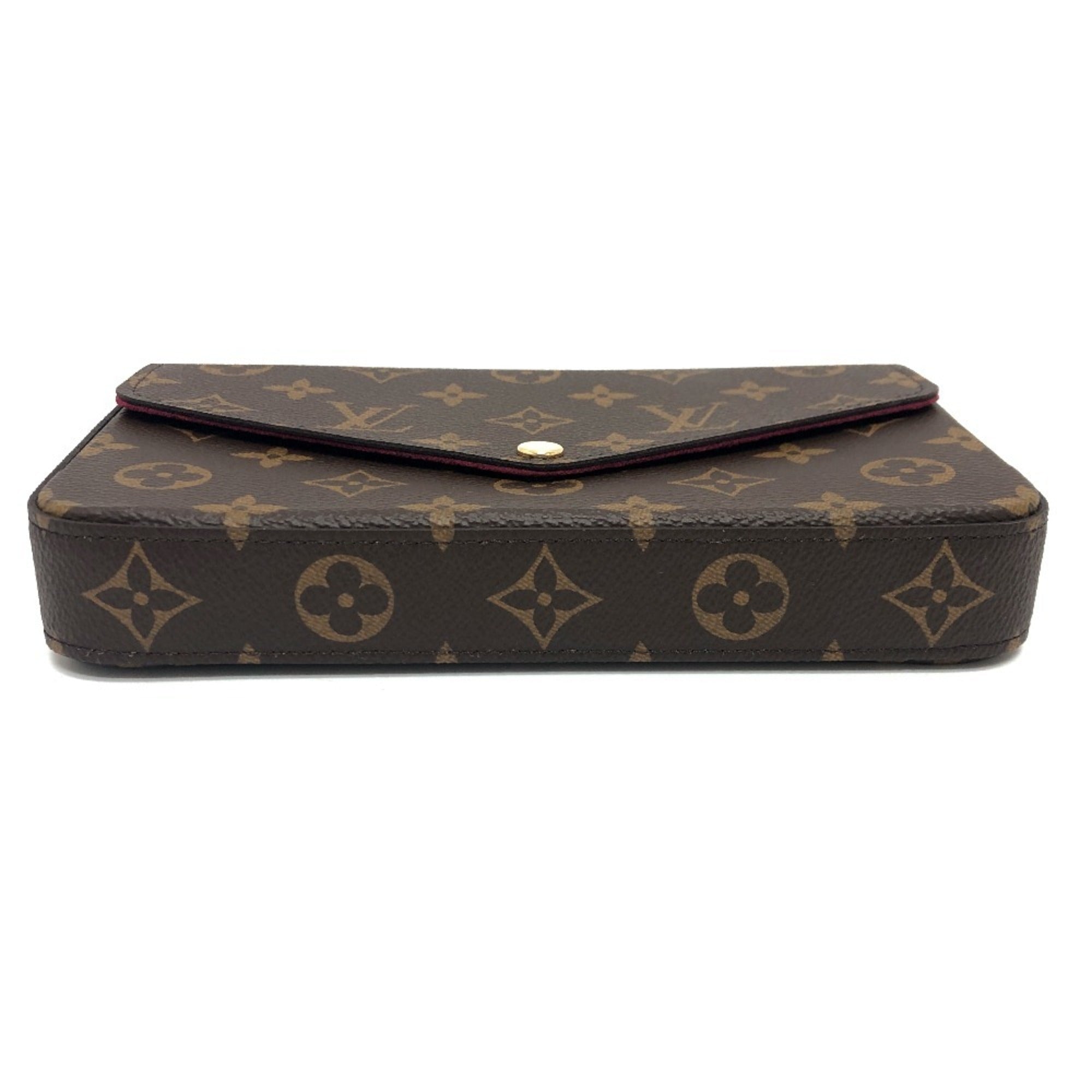 Louis Vuitton Brown Monogram Pochette Pouch Shoulder Bag