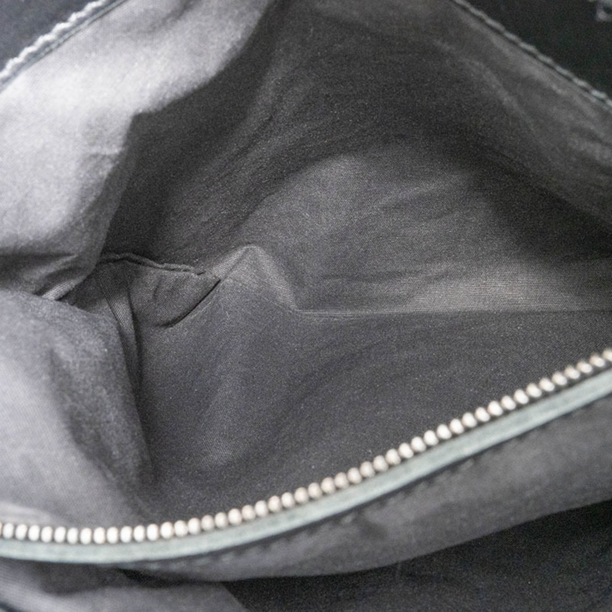 Bottega Veneta Black Leather Shoulder Bag