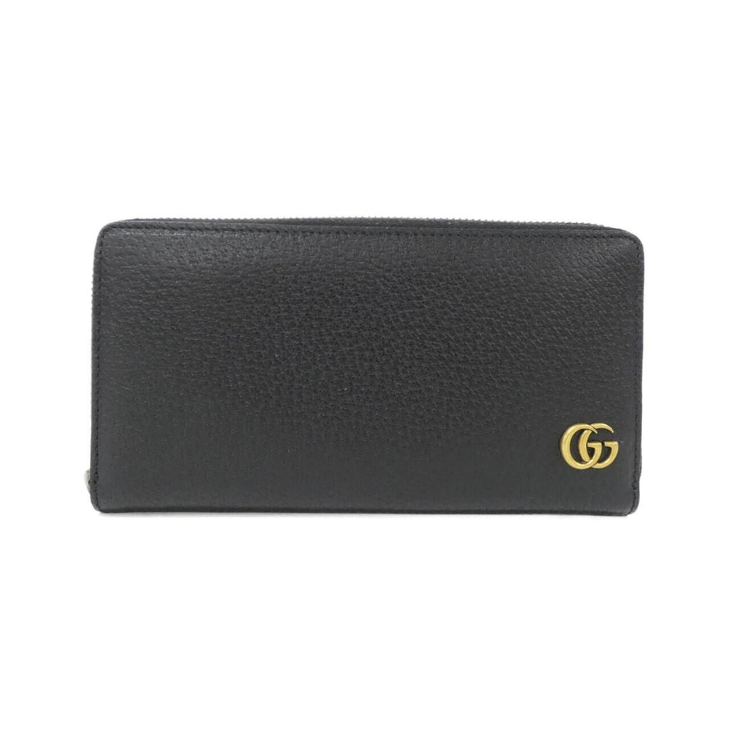 Gucci Black Leather Long Wallet (Bi-Fold) (Pre-Owned)