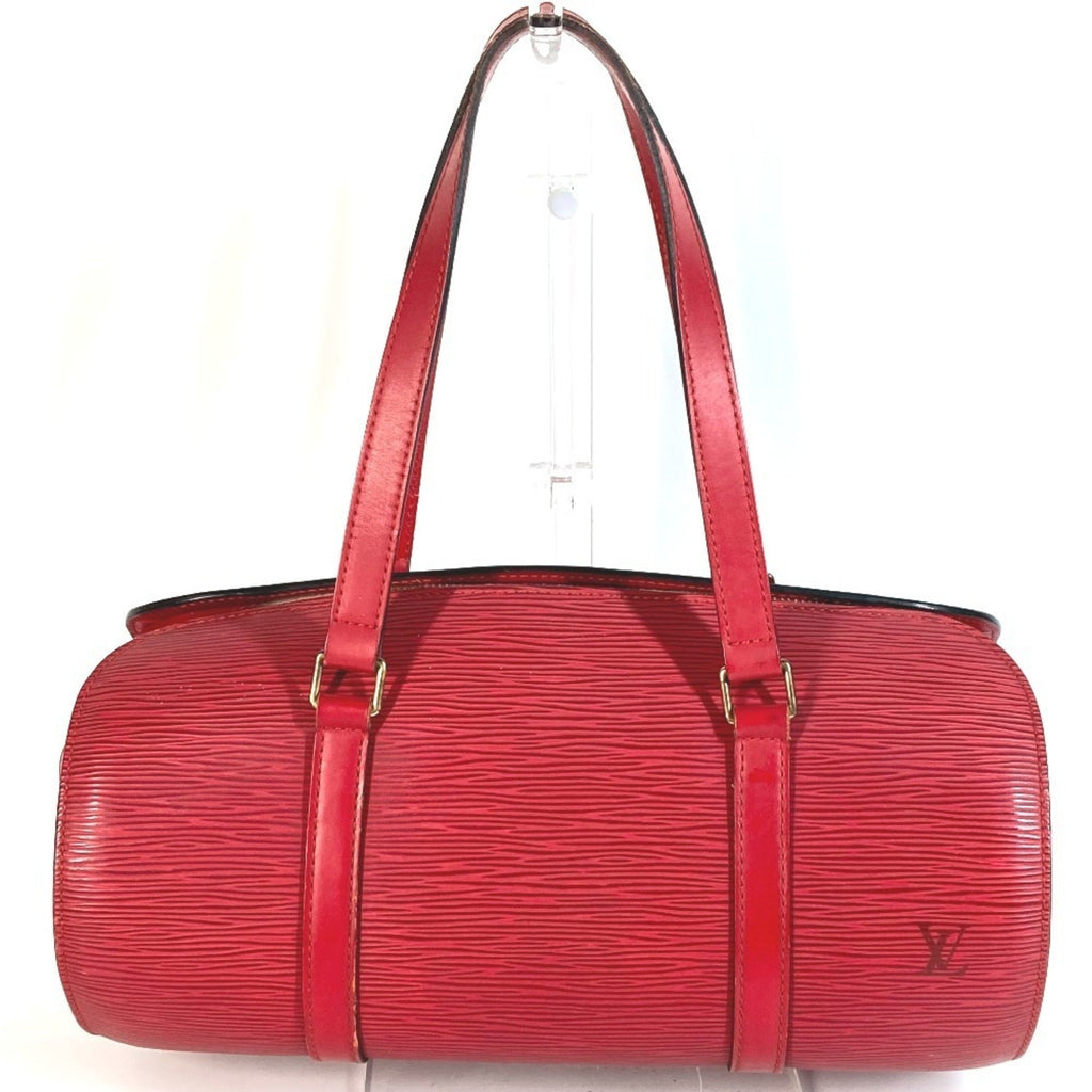 Louis Vuitton Castilian Red Red Color Epi Leather Handbag Shoulder Bag