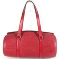 Louis Vuitton Castilian Red Red Color Epi Leather Handbag Shoulder Bag