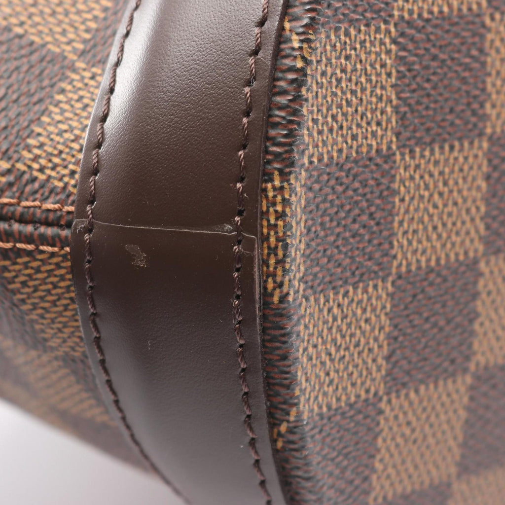 Louis Vuitton Brown Ebene Coated Canvas Leather Handbag
