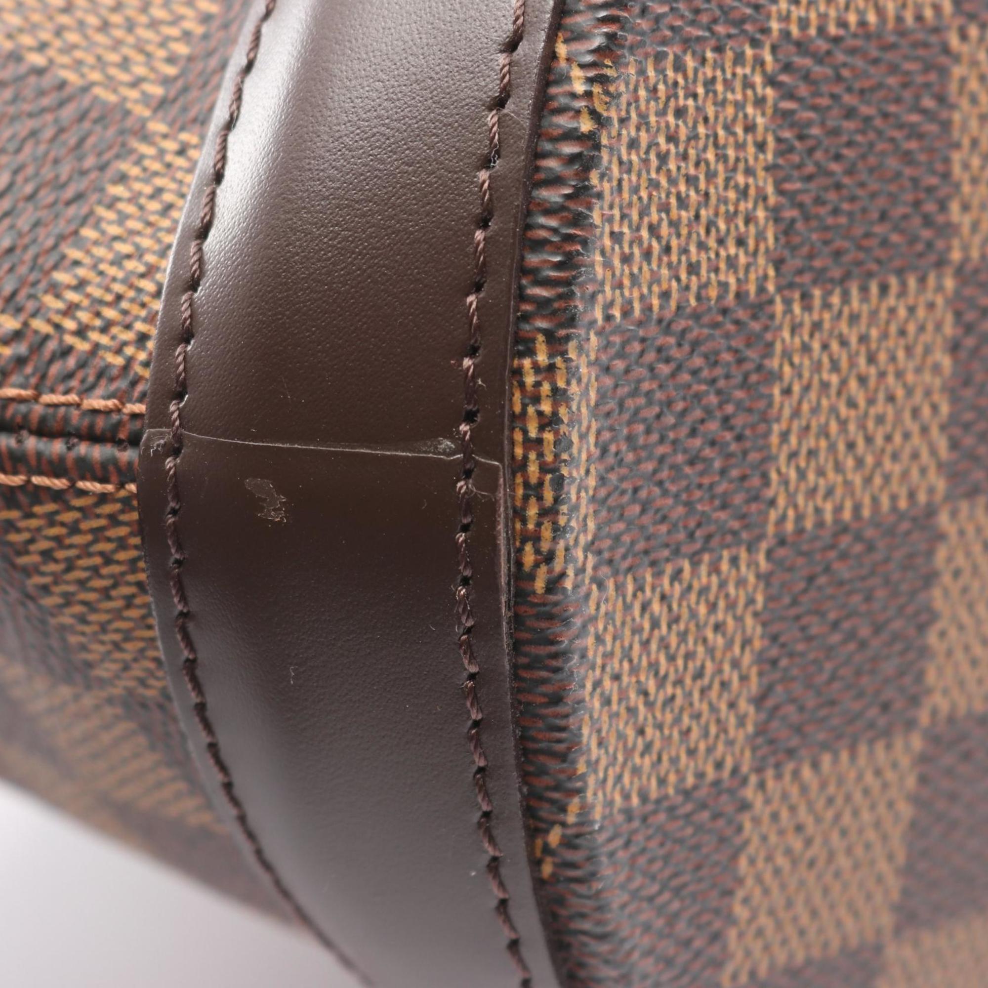 Louis Vuitton Brown Ebene Coated Canvas Leather Handbag