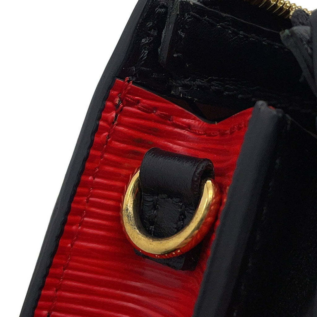 Louis Vuitton Red Color Epi Leather Clutch Bag Shoulder Bag