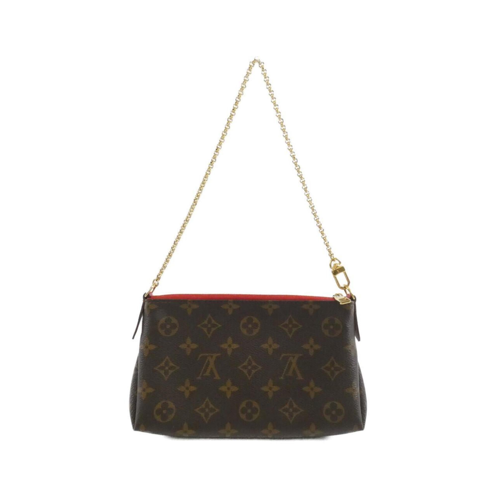 Louis Vuitton Brown Dark Brown Coated Canvas Shoulder Bag