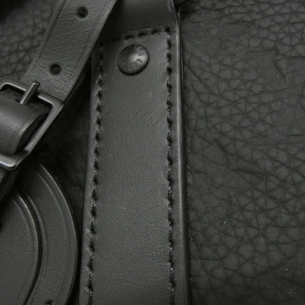 Louis Vuitton Black Leather Boston Bag