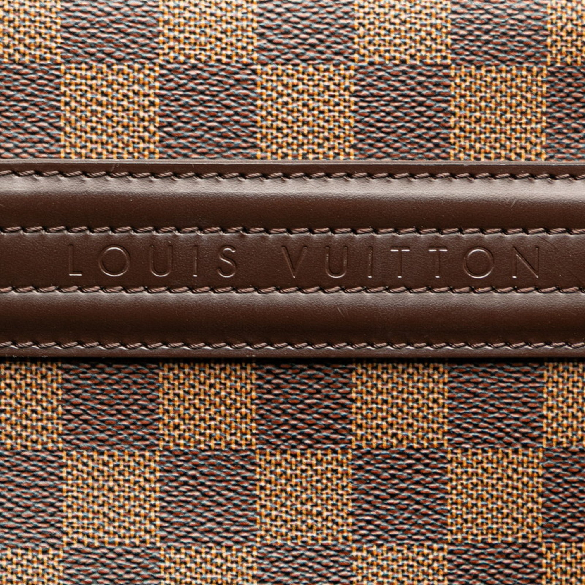 Louis Vuitton Damier Brown Pvc Leather Handbag Tote Bag
