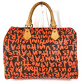 Louis Vuitton Monogram Graffiti Lv Orange Orange Monogram Graffiti Boston Bag Handbag