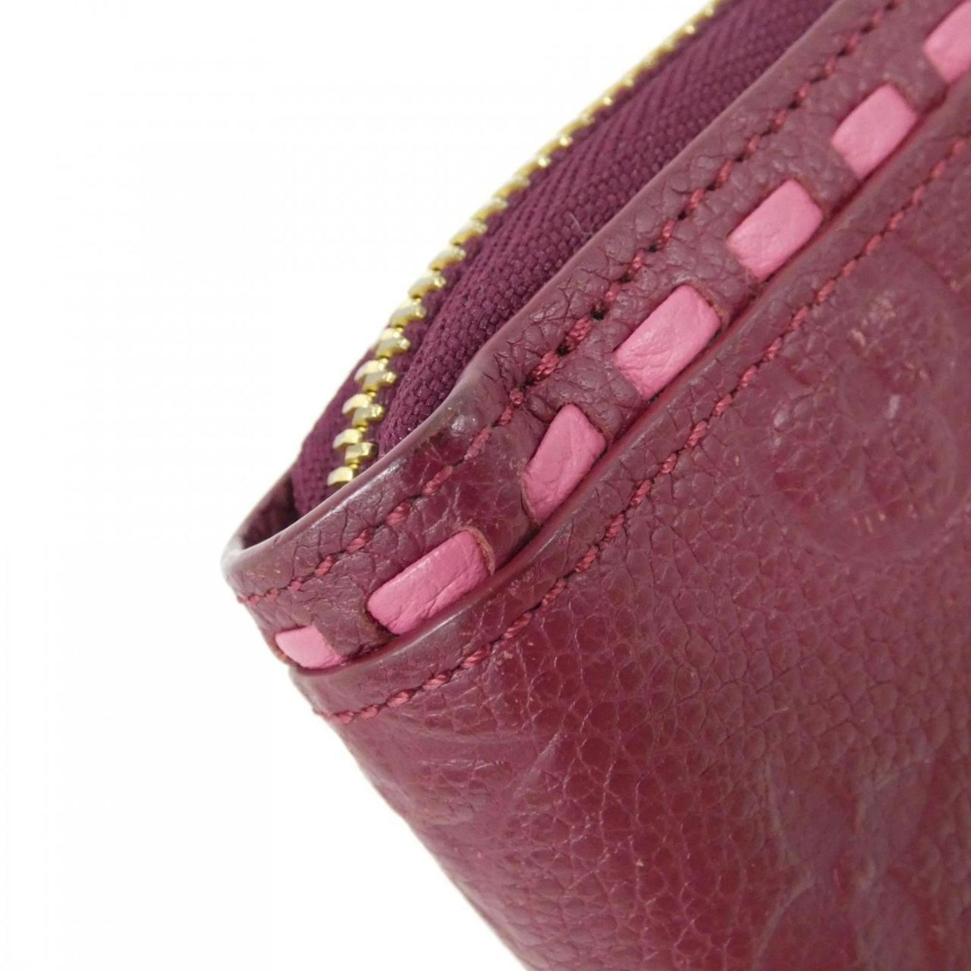 Louis Vuitton Raisin Leather Long Wallet