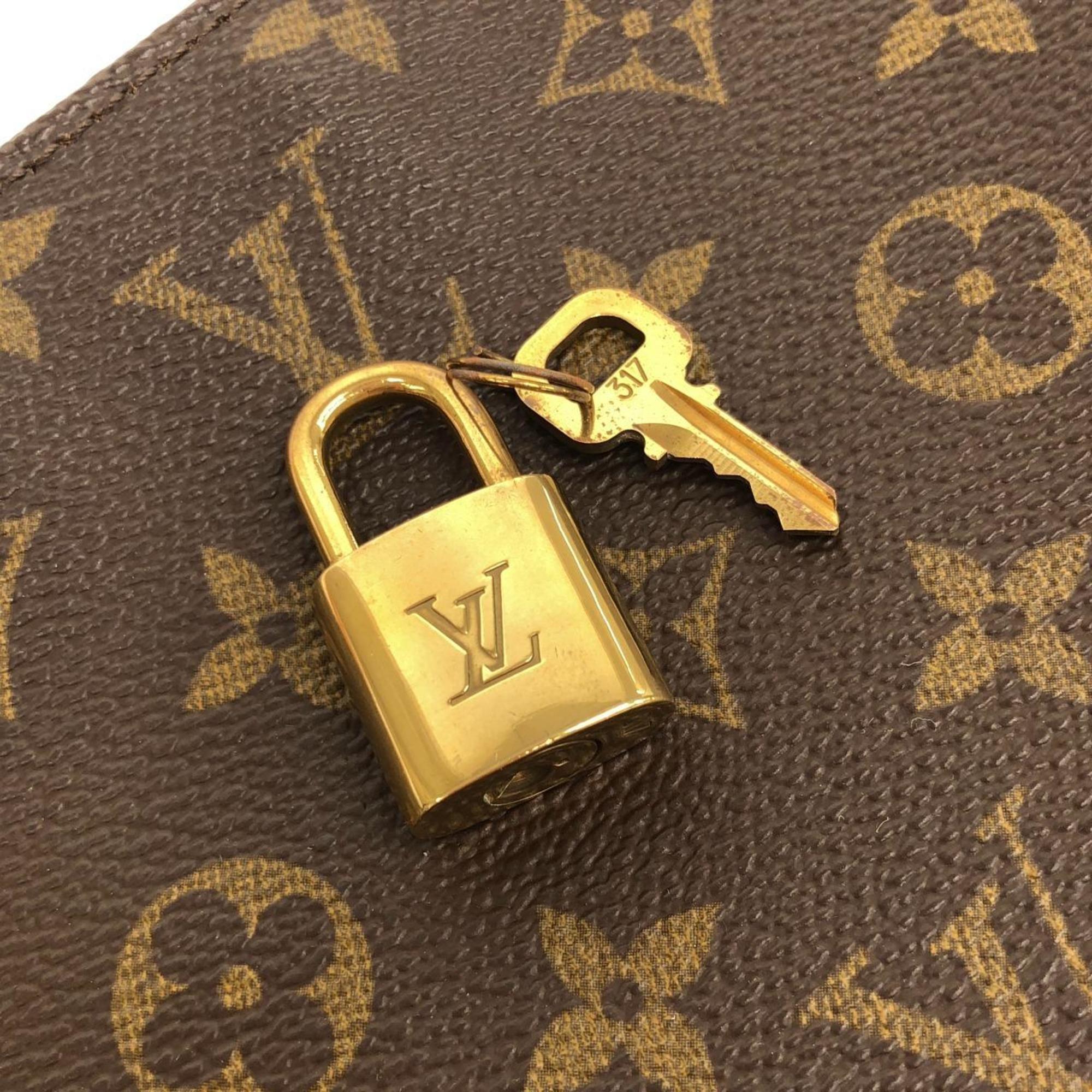Louis Vuitton Marron Coated Canvas Shoulder Bag