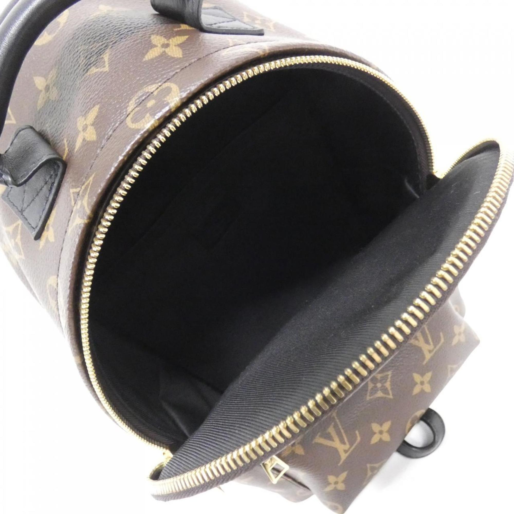 Louis Vuitton Marron Coated Canvas Backpack
