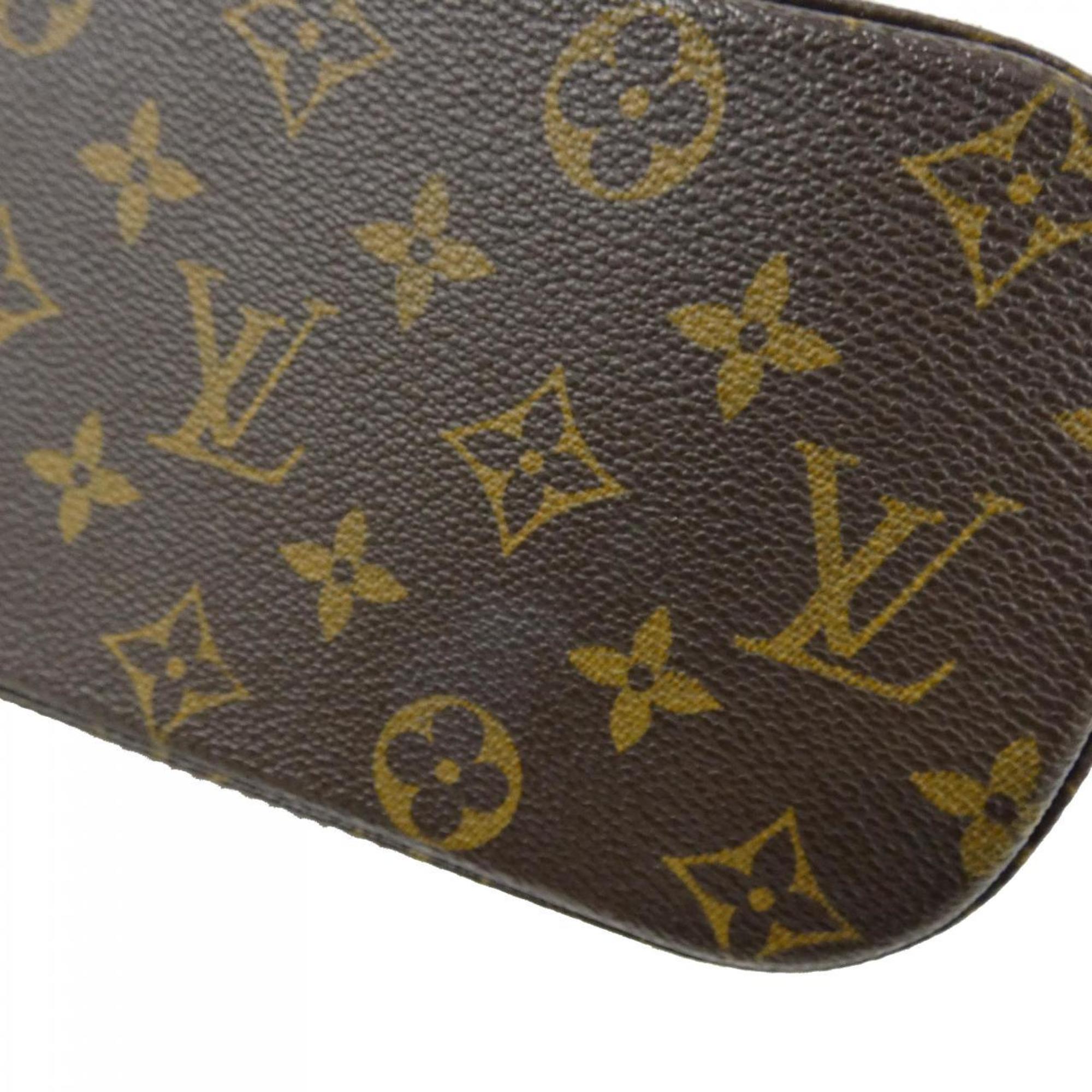 Louis Vuitton Marron Coated Canvas Handbag