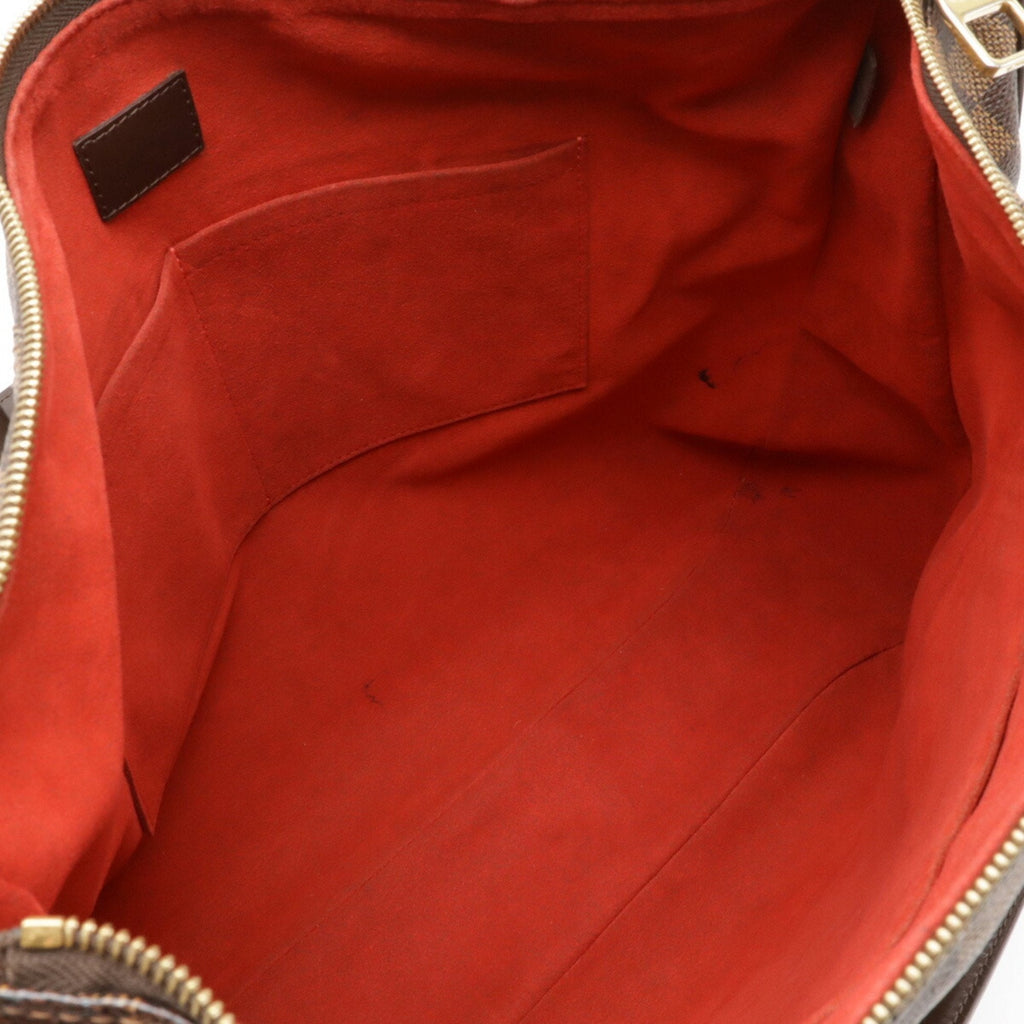 Louis Vuitton Brown Pvc Shoulder Bag Tote Bag