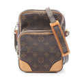 Louis Vuitton Brown Monogram Coated Canvas Leather Handbag Shoulder Bag