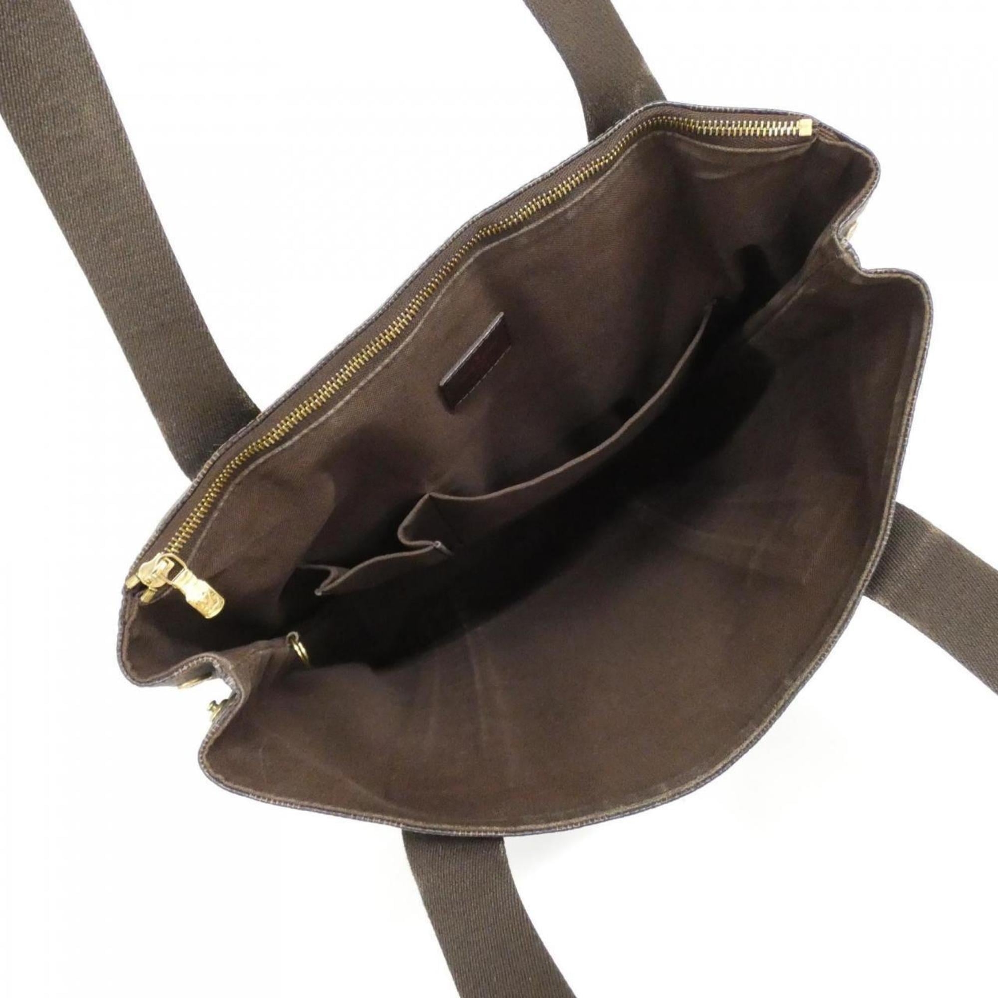 Louis Vuitton Ebene Coated Canvas Handbag