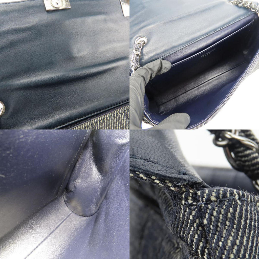 Chanel Navy Denim Shoulder Bag