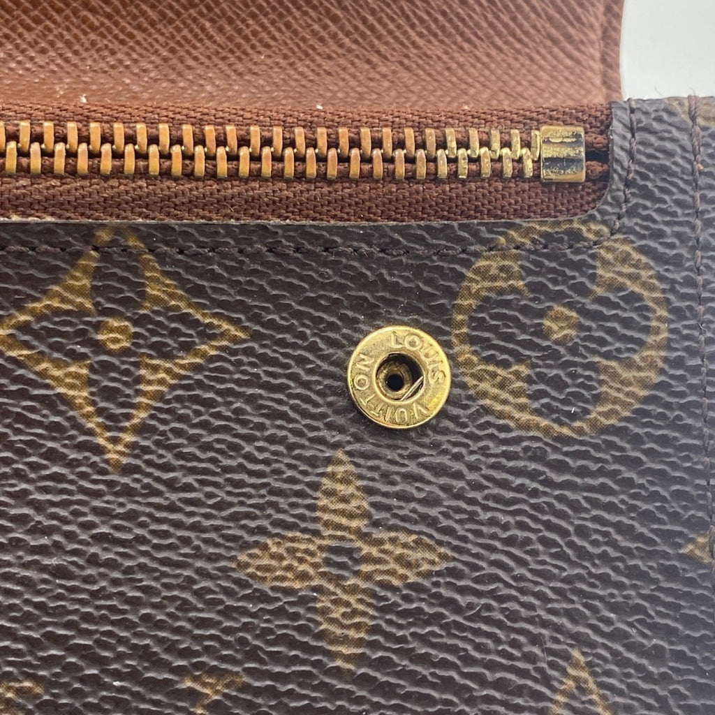 Louis Vuitton Monogram Brown Monogram Long Wallet