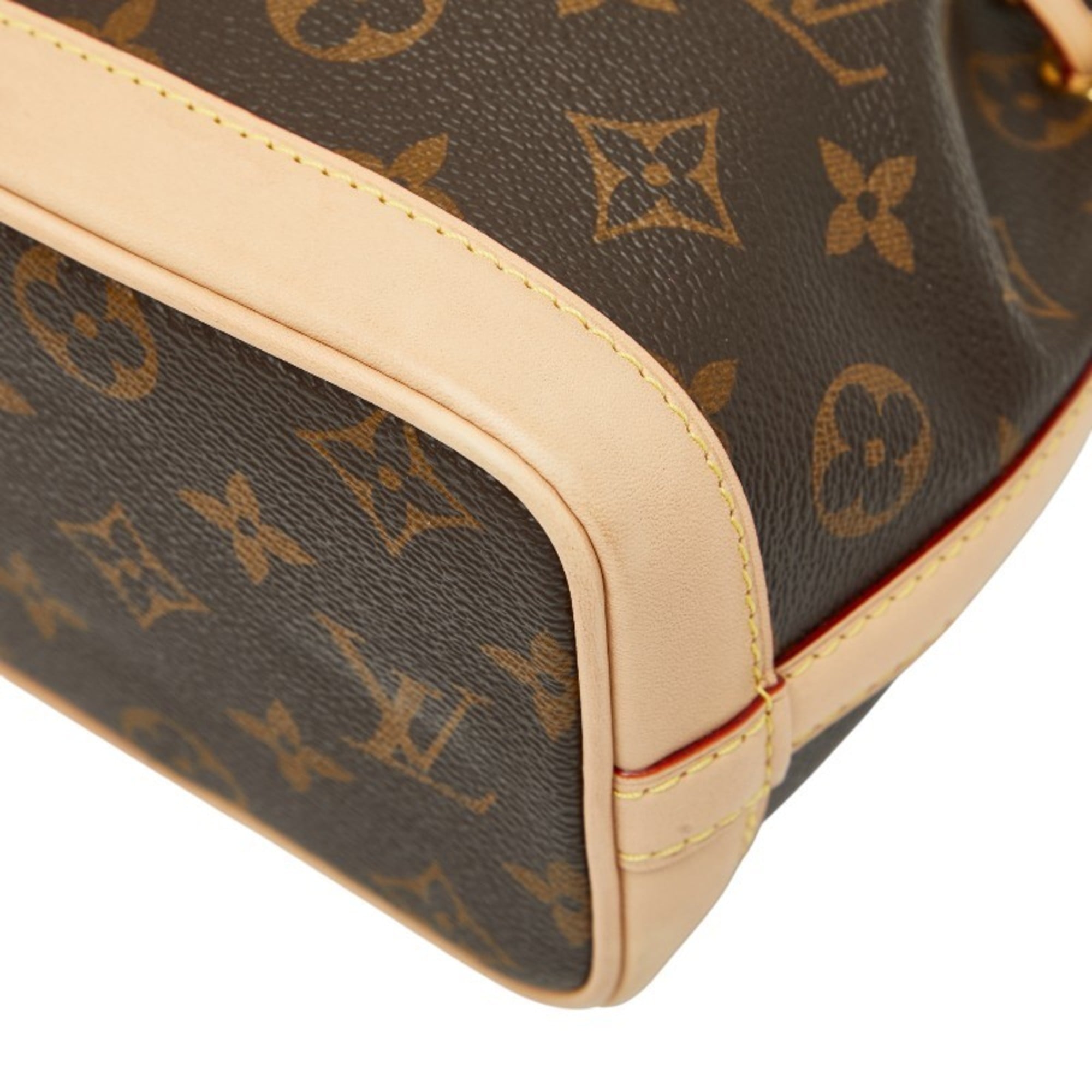 Louis Vuitton Brown Pink Pvc Leather Handbag Shoulder Bag