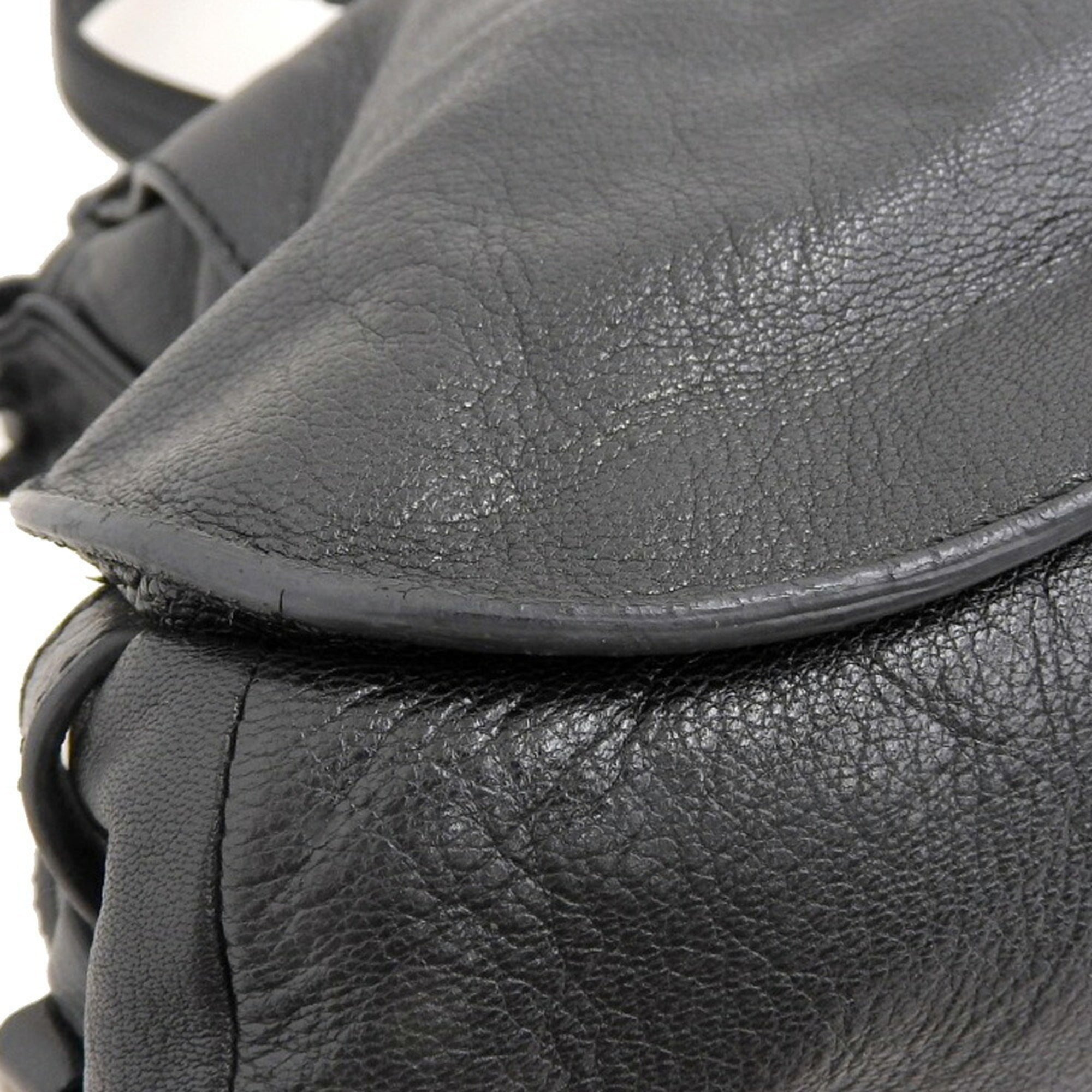 Celine Black Leather Handbag Shoulder Bag