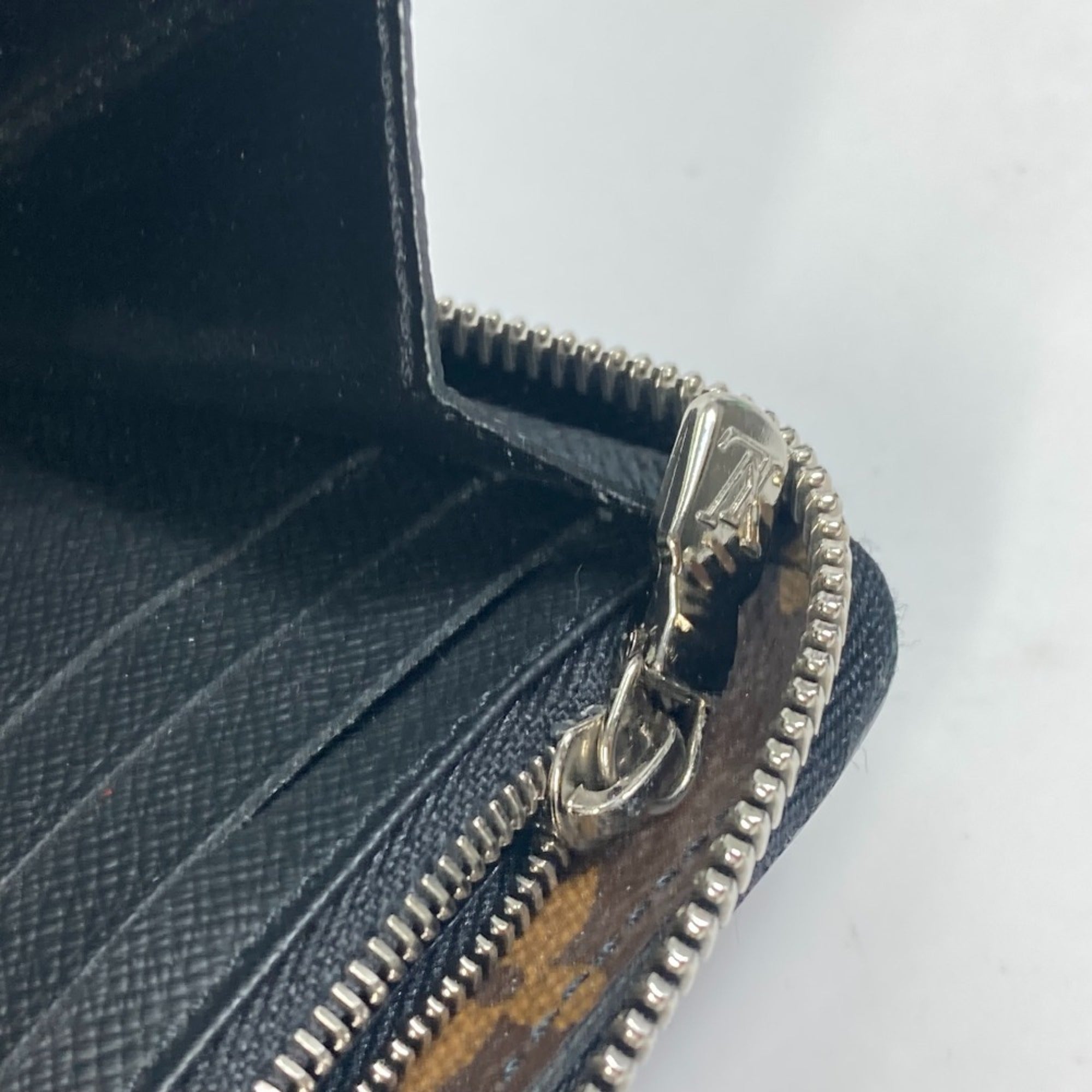 Louis Vuitton Monogram Macassar Black Brown Monogram Long Wallet