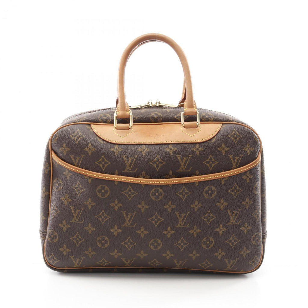Louis Vuitton Brown Coated Canvas Handbag