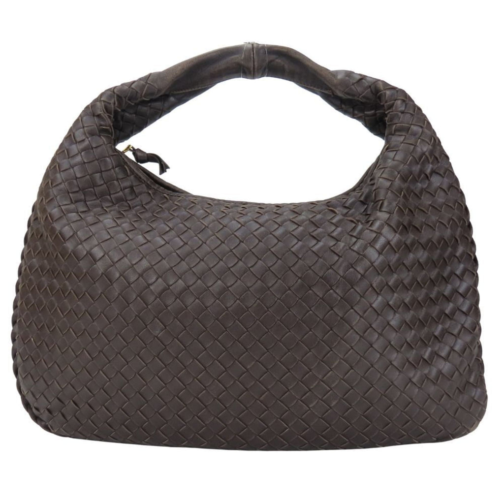 Bottega Veneta Intrecciato Brown Leather Shoulder Bag
