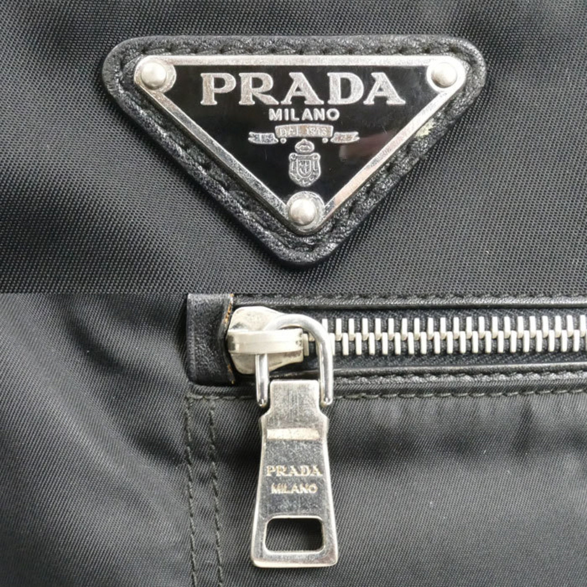 Prada Black Nylon Shoulder Bag