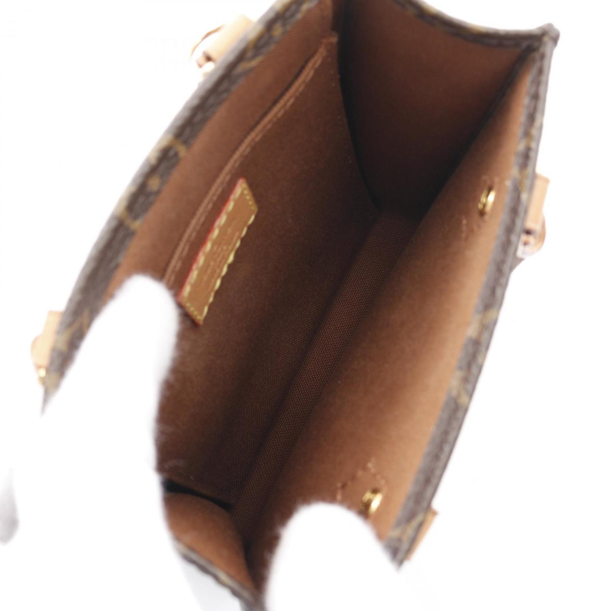 Louis Vuitton Brown Monogram Coated Canvas Handbag