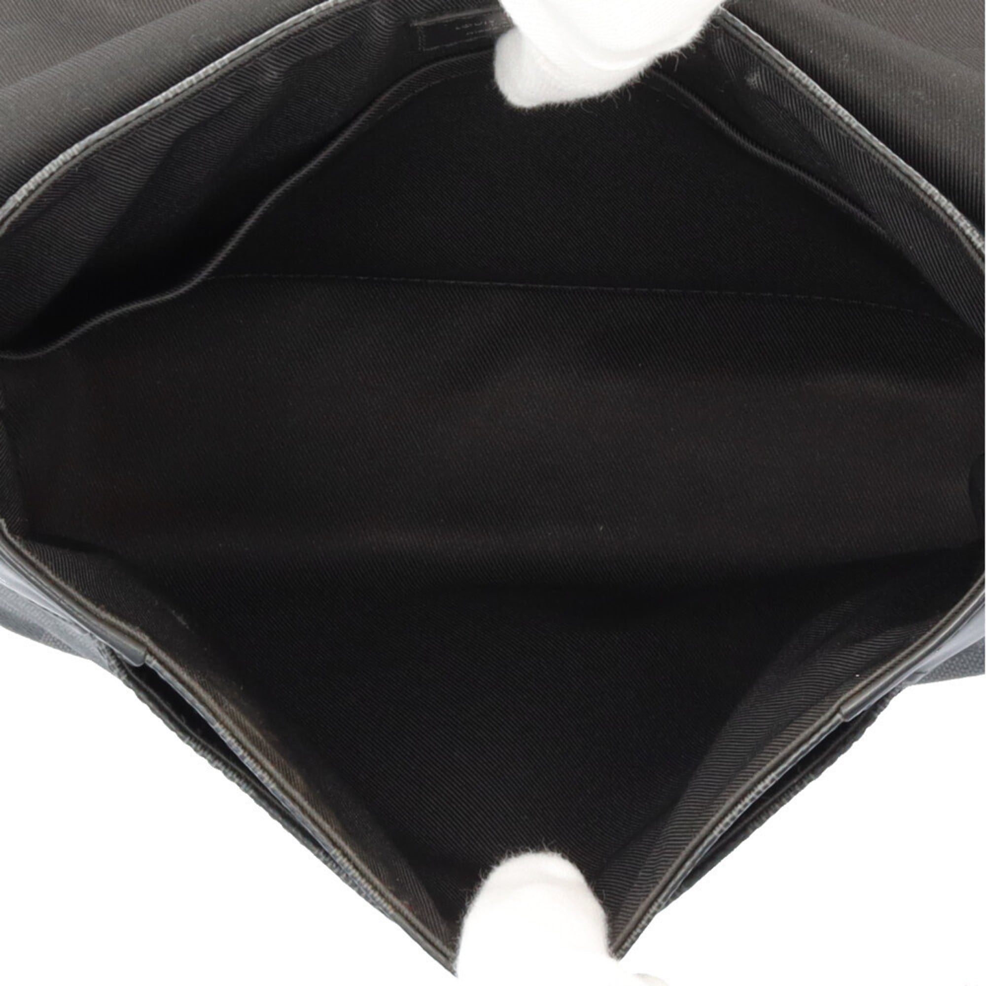 Louis Vuitton Black Gray Or Damier Graphite Shoulder Bag
