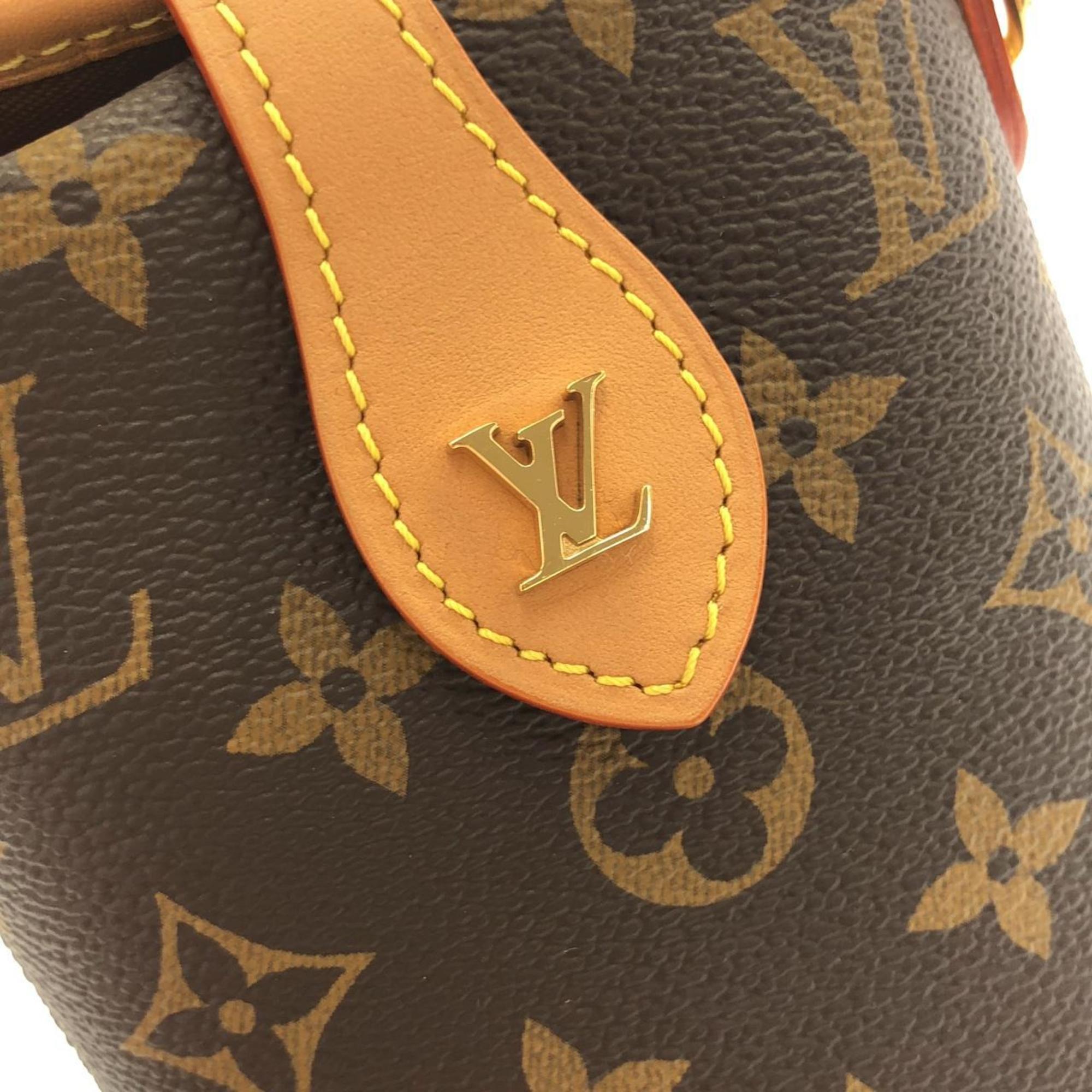 Louis Vuitton Marron Coated Canvas Handbag Pouch